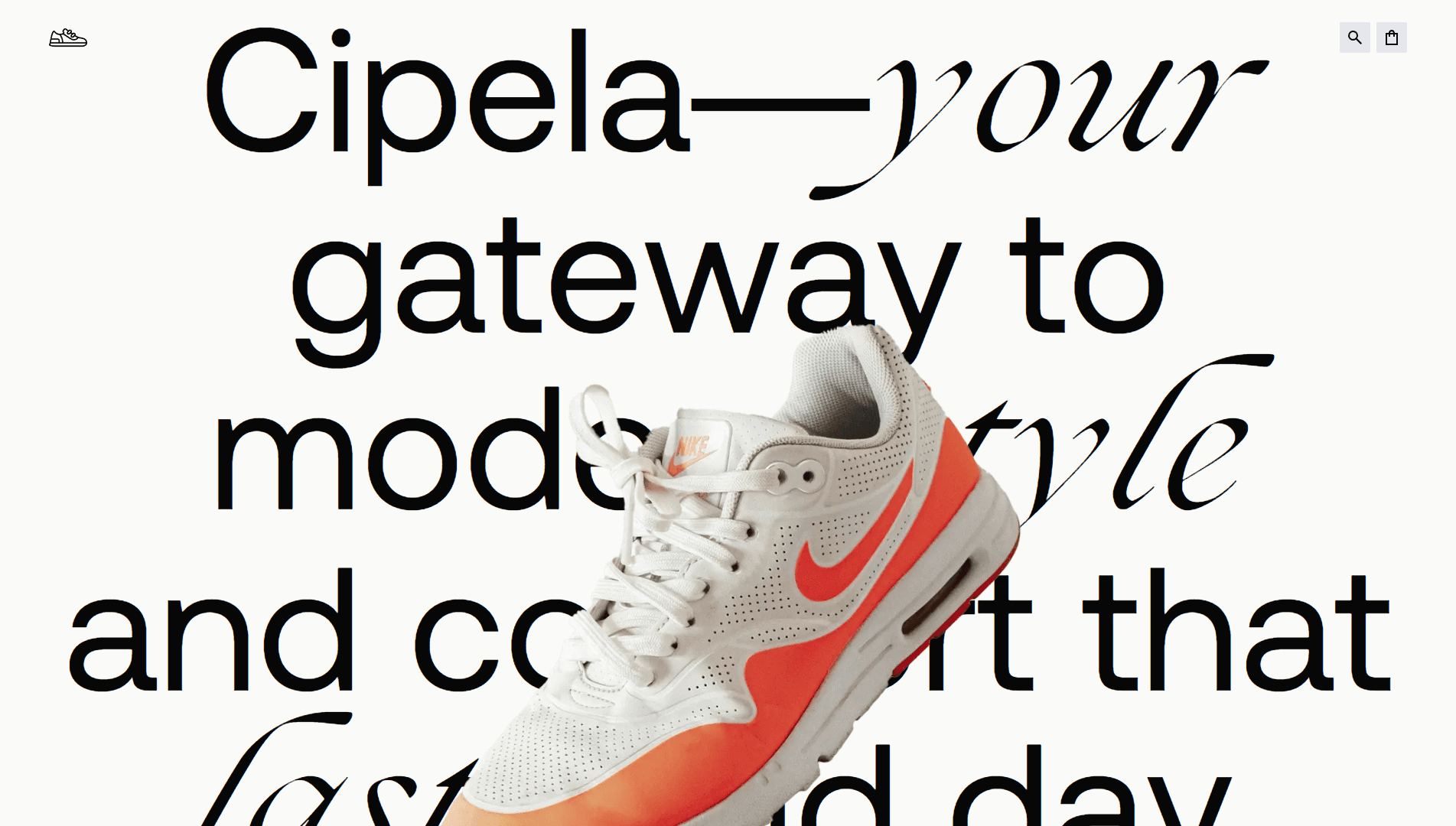 Cipela - Shoe website